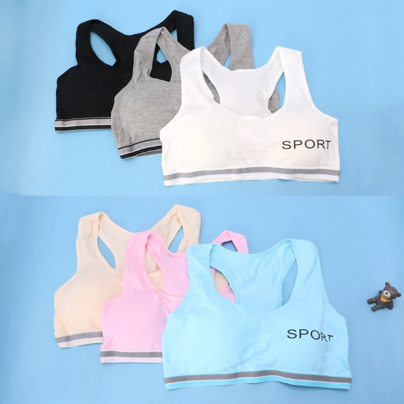 2021 New Teenage Girl Underwear Cotton Sport Puberty Bra For Young Student Training Bra
2021 New Teenage Girl Underwear Cotton Sport Puberty Bra For Young Student Training Bra