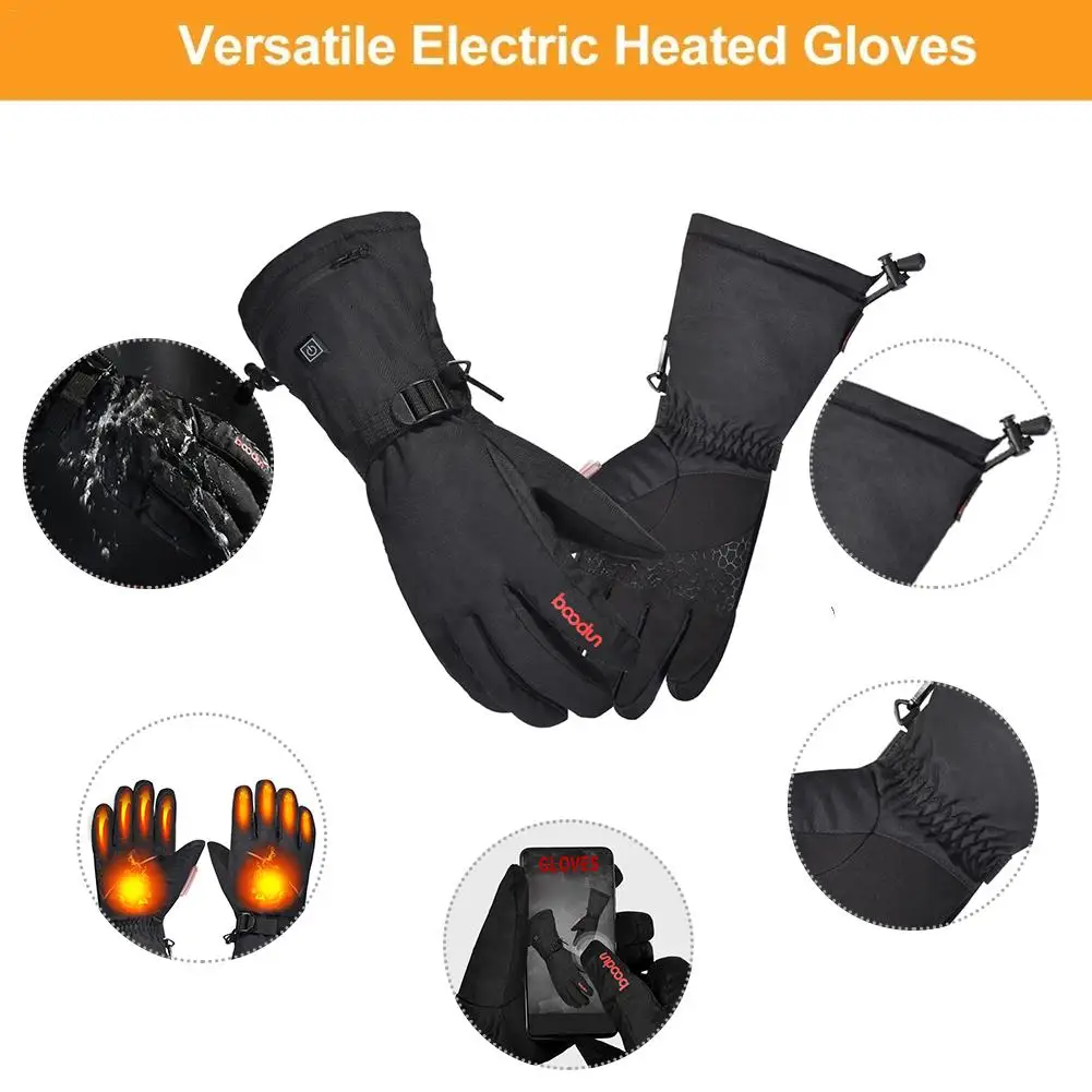Finger Touch Screen Electric Heating Gloves Outdoor Riding Skateboard With Snow Scraper Warm Gloves For Winter Motorcycle Glove
Finger Touch Screen Electric Heating Gloves Outdoor Riding Skateboard With Snow Scraper Warm Gloves For Winter Motorcycle Glove