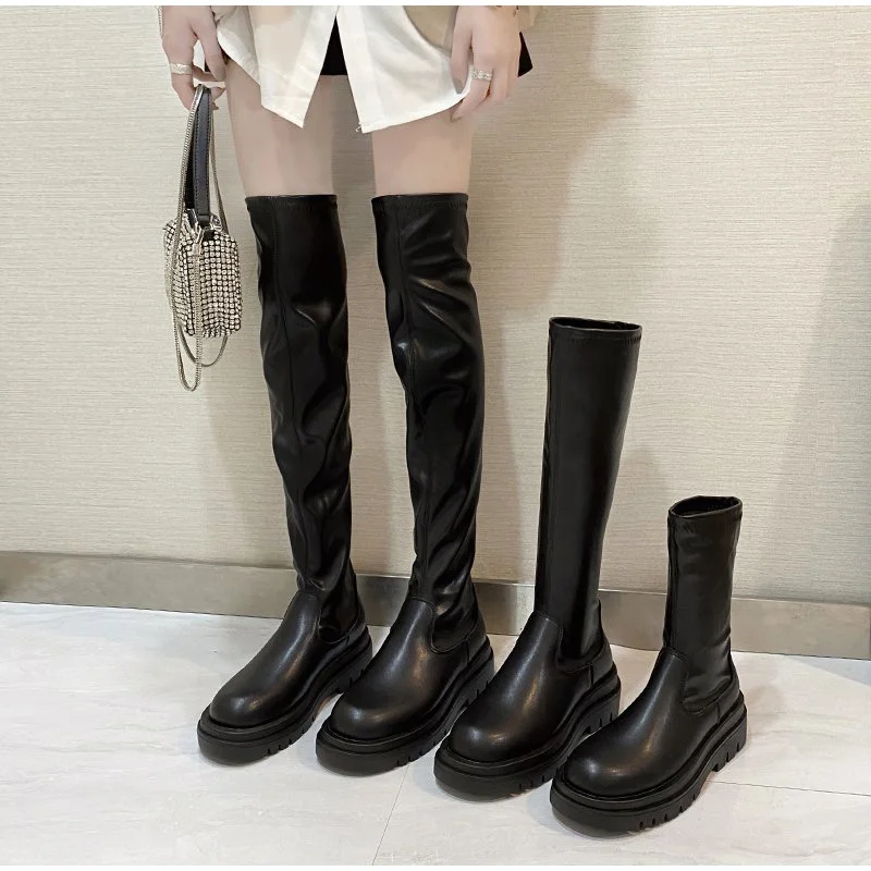 Women Long Boots Over the knee Ladies Luxury Fashion Autumn Winter Shoes Platform Fashion Woman Footwear Slip On 2021 New
Women Long Boots Over the knee Ladies Luxury Fashion Autumn Winter Shoes Platform Fashion Woman Footwear Slip On 2021 New