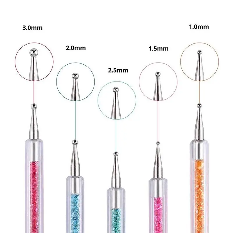 5pcs DIY Portable Nail Art Brushes Double-Ended Brush and Dotting Tool Kit Nails Accessories Fashion Manicure Nail Art Designs
5pcs DIY Portable Nail Art Brushes Double-Ended Brush and Dotting Tool Kit Nails Accessories Fashion Manicure Nail Art Designs