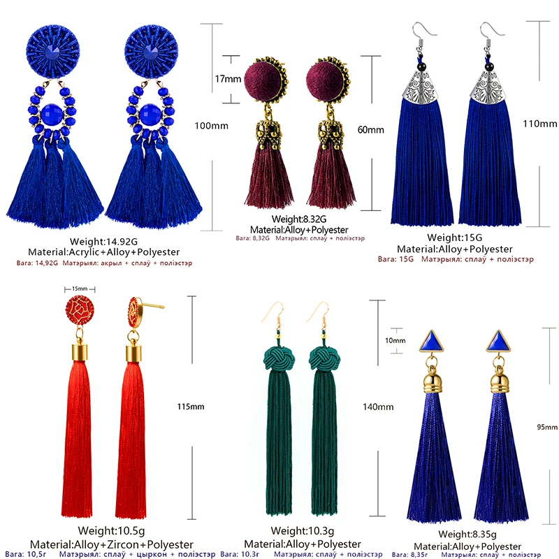 VCORM Fashion Bohemia Crystal Long Tassel Drop Earrings For Women Geometric Red Silk Fringe Hanging Earring 2020 Brincos Jewelry
VCORM Fashion Bohemia Crystal Long Tassel Drop Earrings For Women Geometric Red Silk Fringe Hanging Earring 2020 Brincos Jewelry