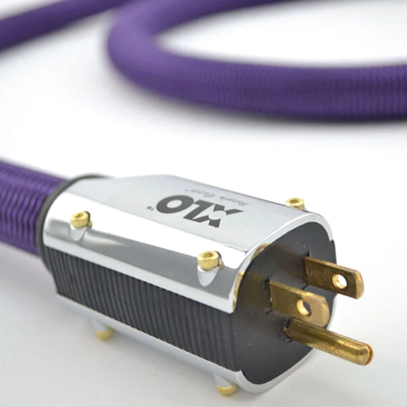 Фиолетовый аудиокабель XLO HiFi с разъемом US / EU 2 м | Электроника