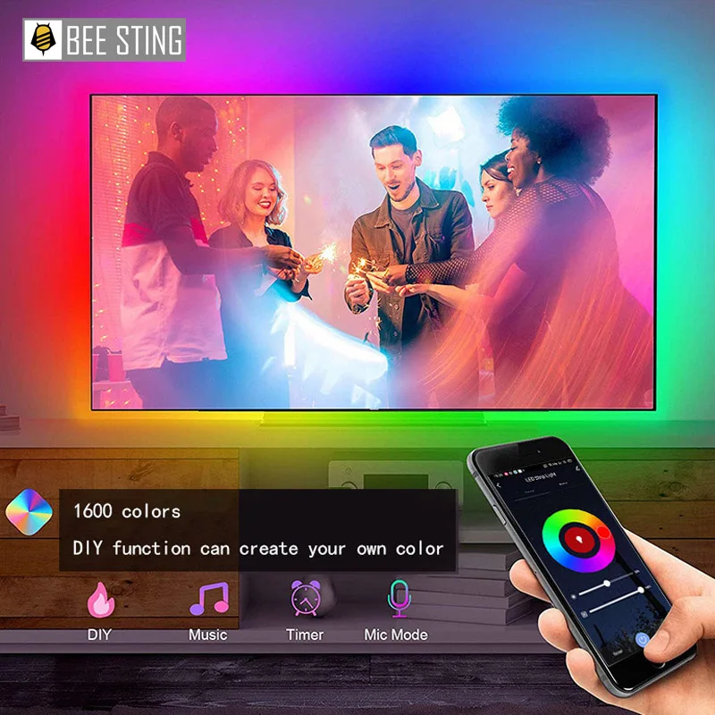 Светодиодная подсветильник ка RGB со звуковым управлением, мигает со звуком, подсветка телевизора, голосовое управление Google или 24-кнопочный ...
Светодиодная подсветильник ка RGB со звуковым управлением, мигает со звуком, подсветка телевизора, голосовое управление Google или 24-кнопочный ...