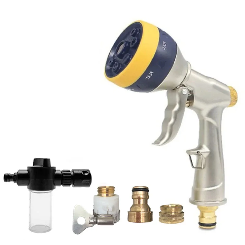 Dropshipping High-pressure Metal Water Spray Gun Car Washer Hose Nozzle Home Garden Watering Sprinkler Water Gun Cleaning Tools
Dropshipping High-pressure Metal Water Spray Gun Car Washer Hose Nozzle Home Garden Watering Sprinkler Water Gun Cleaning Tools