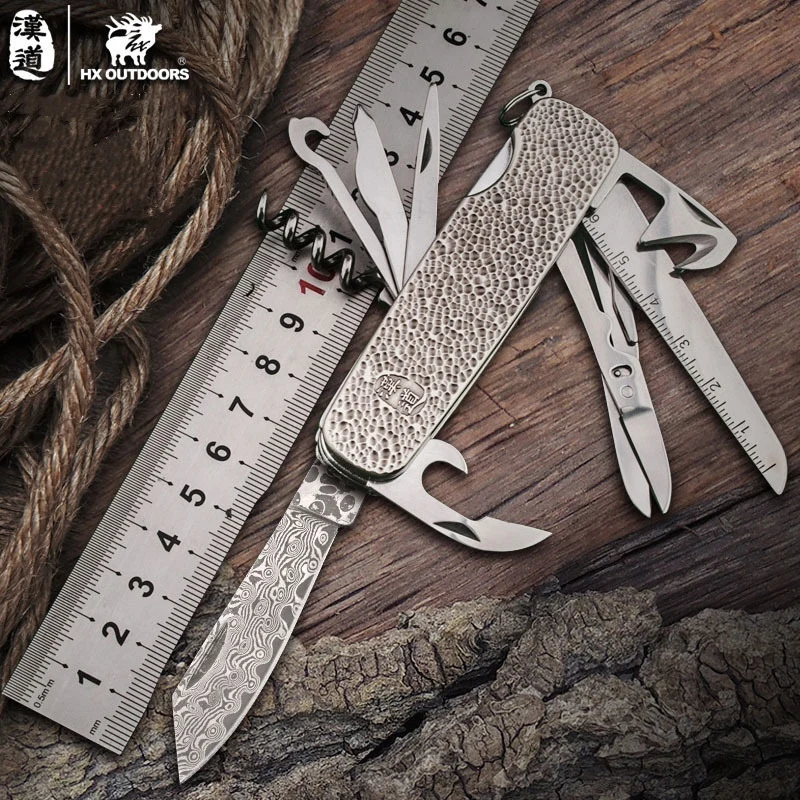 Outdoor Multi-Tool EDC Damascus Steel Folding Knife Self-Defense Tactical Survival Hunting Equipment Camping Tent Travel Hiking
Outdoor Multi-Tool EDC Damascus Steel Folding Knife Self-Defense Tactical Survival Hunting Equipment Camping Tent Travel Hiking