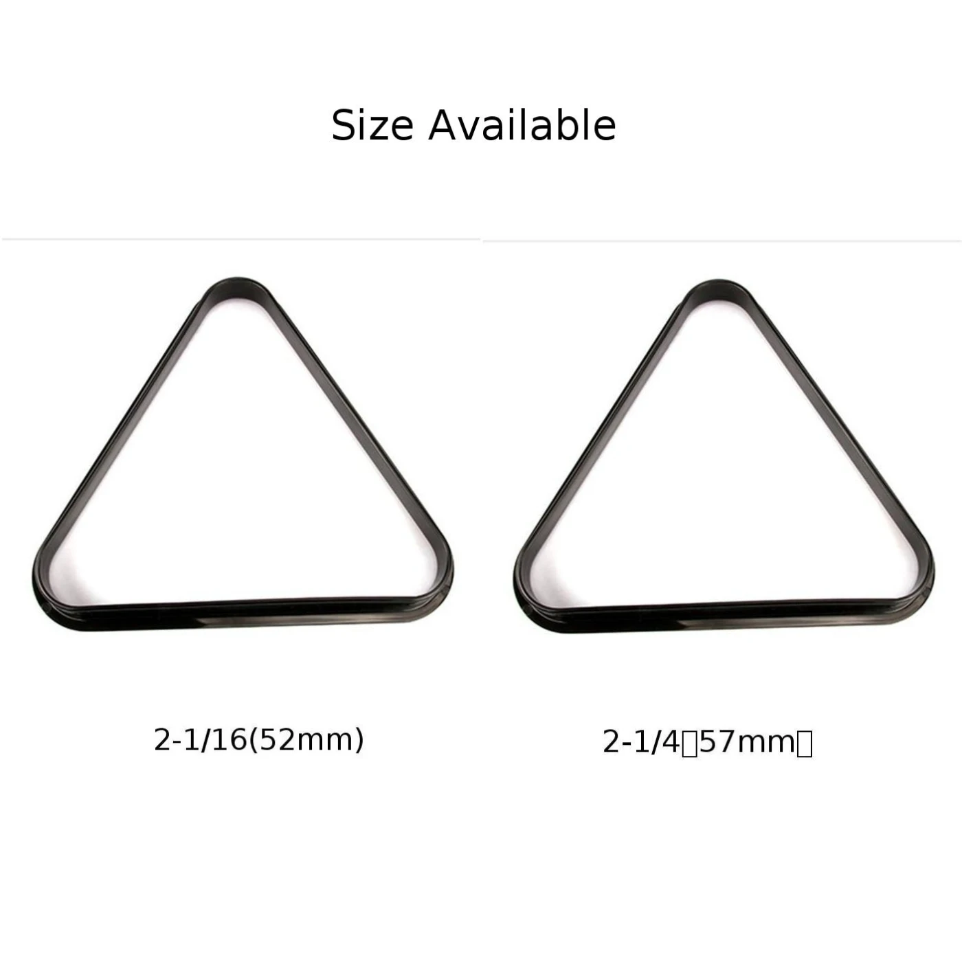 Plastic 8 Ball Pool Table Billiard Rack Triangle Rack Billiard Table Accessory Economic For Standard 2-1/4" 2-1/16" Pool Balls
Plastic 8 Ball Pool Table Billiard Rack Triangle Rack Billiard Table Accessory Economic For Standard 2-1/4" 2-1/16" Pool Balls