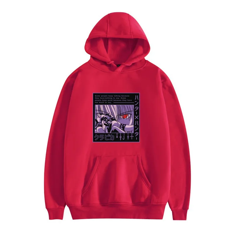 HXH Hunter X Hunter Hisoka Kurapika Hoodies Men Killua Zoldyck Devil Eye Sweatshirts Anime Hip Hop Hoody Streetwear Tops Male
HXH Hunter X Hunter Hisoka Kurapika Hoodies Men Killua Zoldyck Devil Eye Sweatshirts Anime Hip Hop Hoody Streetwear Tops Male