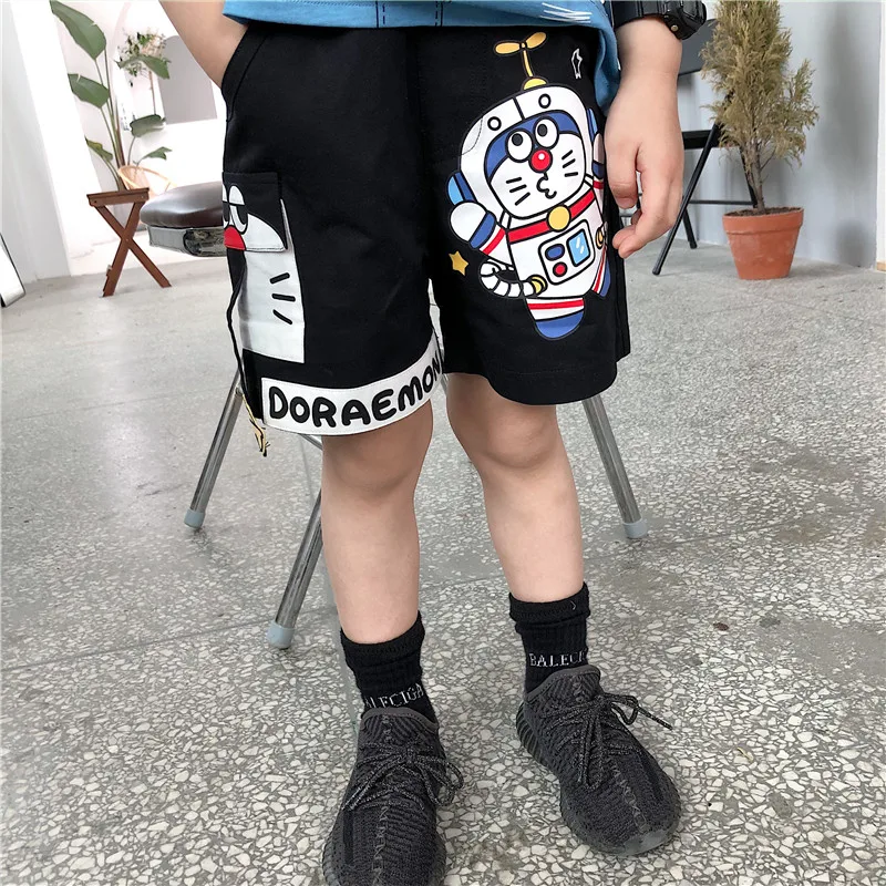 Tonytaobaby новые Мультяшные печатные Саржевые повседневные брюки детские модные