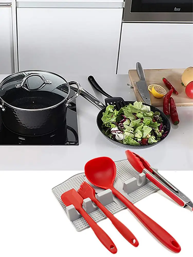 Kitchenware Rack Tool Silicone Spoon Holder Drain Pad Hygienic Chopsticks Shelf Organizer Kitchenware Rack Tool
Kitchenware Rack Tool Silicone Spoon Holder Drain Pad Hygienic Chopsticks Shelf Organizer Kitchenware Rack Tool