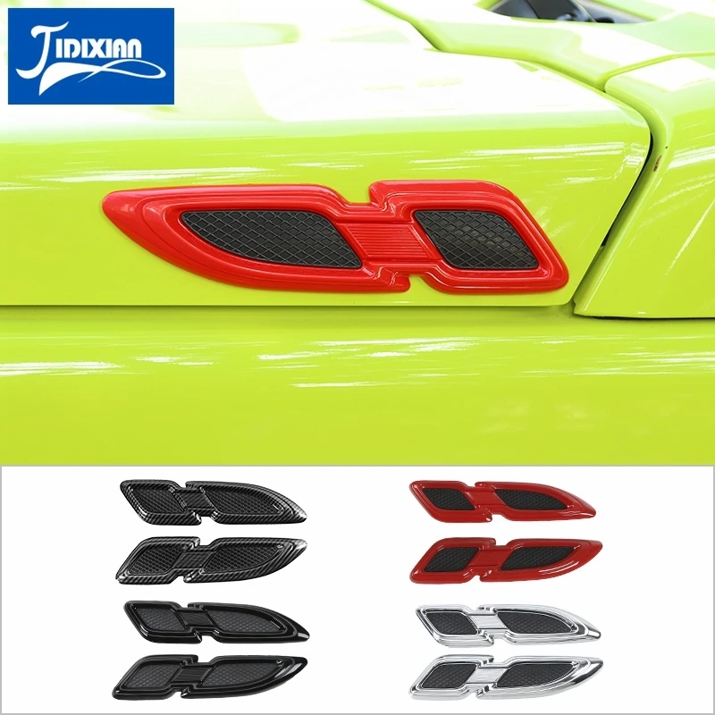JIDIXIA Car Hood Fender Decoration Cover Trim Air Flow Vent Sticker for Suzuki Jimny 2007-2019 2020 2021 Exterior Accessories
JIDIXIA Car Hood Fender Decoration Cover Trim Air Flow Vent Sticker for Suzuki Jimny 2007-2019 2020 2021 Exterior Accessories