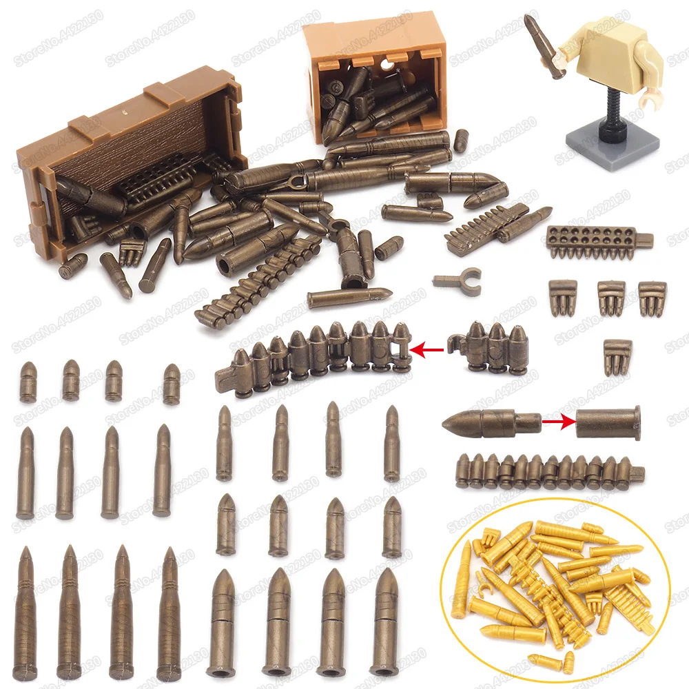 Military Bullet Suit Building Block Set Moc WW2 Figures Soldier Weapons Cannonball Equipment Model Child Christmas Gift Boy Toys
Military Bullet Suit Building Block Set Moc WW2 Figures Soldier Weapons Cannonball Equipment Model Child Christmas Gift Boy Toys
