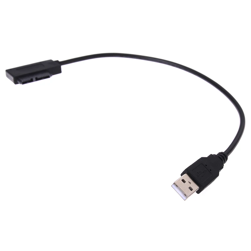 1 шт. Usb к 7 + 6 13pin тонкий Sata/ide Cd Dvd Rom Оптический привод кабель адаптер для ноутбука |