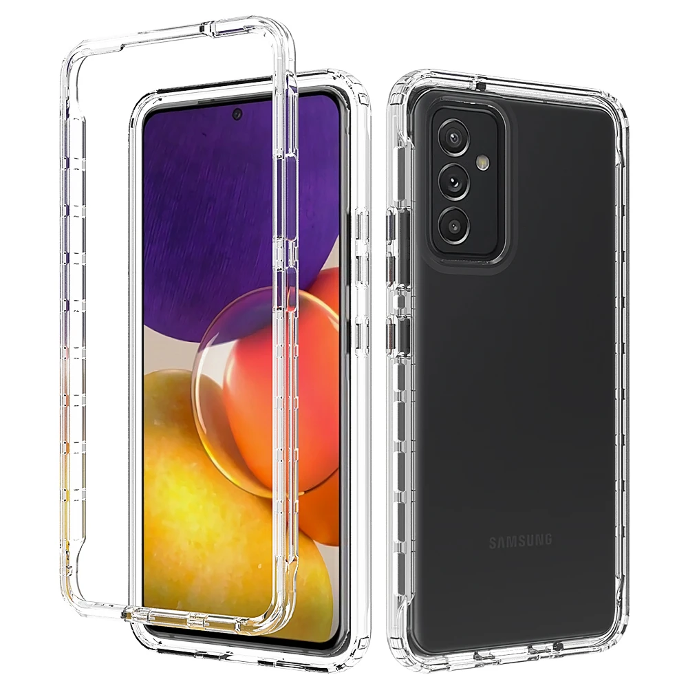 2 in 1 Rugged Armor Shockproof Case For Samsung Galaxy A82 5G Anti-slip Soft TPU Bumper Hard PC Transparent Acrylic Back Cover 
2 in 1 Rugged Armor Shockproof Case For Samsung Galaxy A82 5G Anti-slip Soft TPU Bumper Hard PC Transparent Acrylic Back Cover