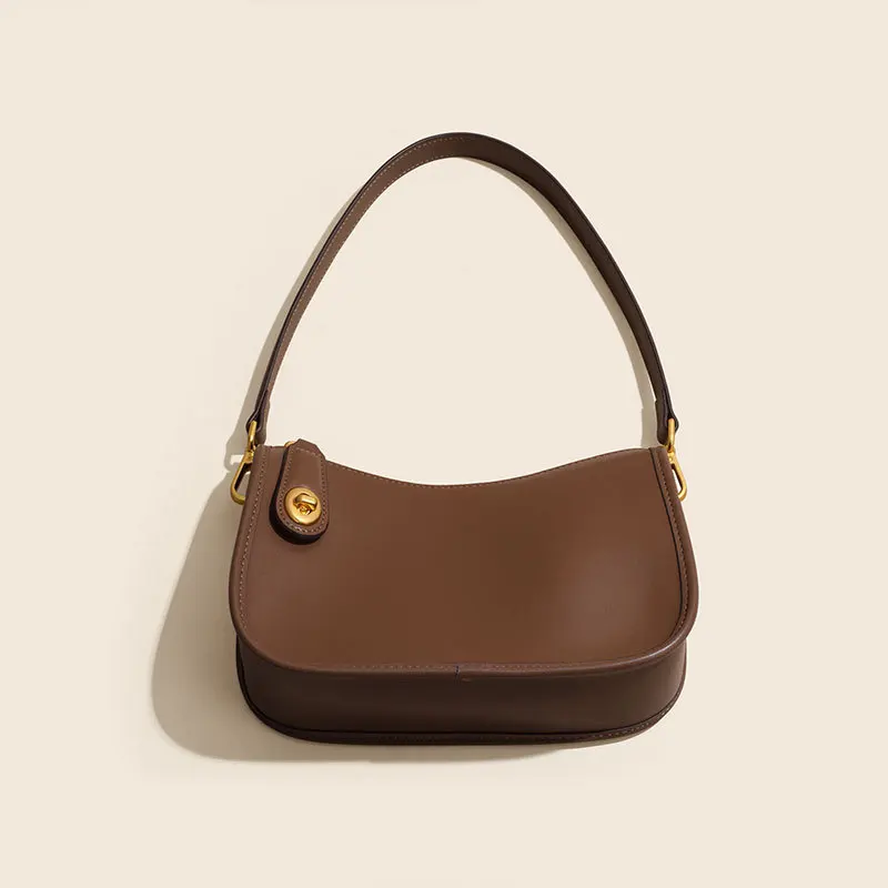 100% Genuine Leather New Fashion All-match Retro Underarm Bag Simple Trendy One-shoulder Purses and Handbags Luxury Brand
100% Genuine Leather New Fashion All-match Retro Underarm Bag Simple Trendy One-shoulder Purses and Handbags Luxury Brand