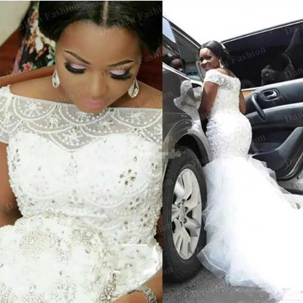 2021 New African Style Mermaid Lace Wedding Dresses Beading Customized Plus Size Wedding Gown Bridal Bride Vestido De Noiva
2021 New African Style Mermaid Lace Wedding Dresses Beading Customized Plus Size Wedding Gown Bridal Bride Vestido De Noiva
