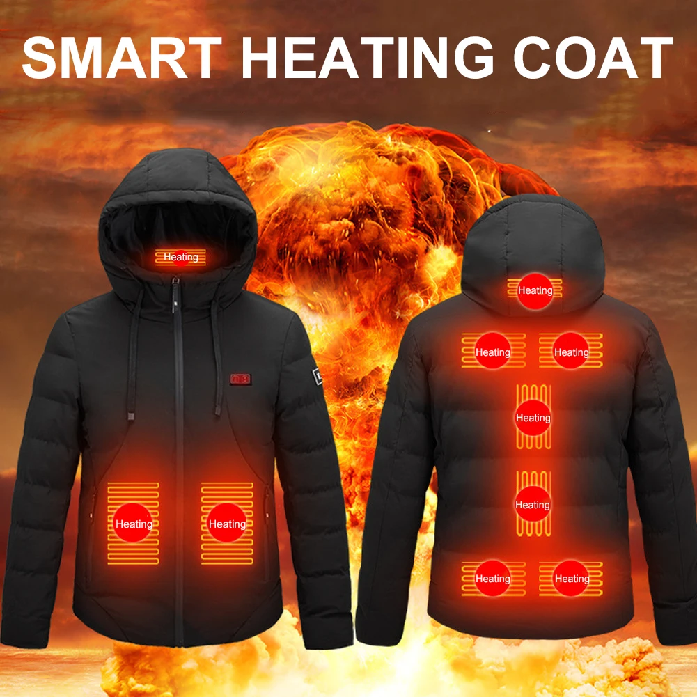 Men Women 9 Zone Heating Cotton Clothing Dual Control Thick Clothes Heating Jacket USB Three-Speed Electric Heating Vest
Men Women 9 Zone Heating Cotton Clothing Dual Control Thick Clothes Heating Jacket USB Three-Speed Electric Heating Vest