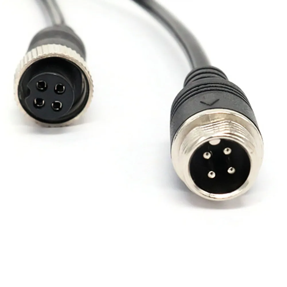 Monitoring M12 Cable,Vehicle 4-pin Surveillance Adapter Wire Car Extension Cable 1Pc
Monitoring M12 Cable,Vehicle 4-pin Surveillance Adapter Wire Car Extension Cable 1Pc