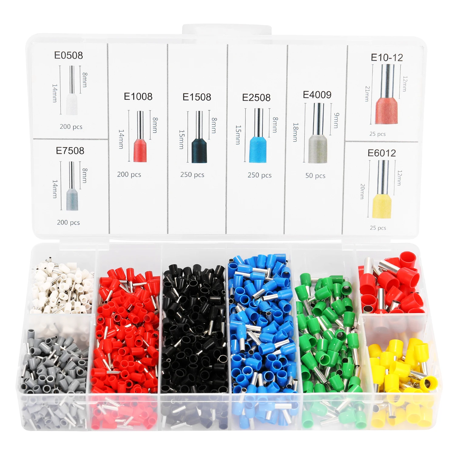 HSC8 6-4 0.25-10m AWG23-7 Ferrule Crimping Tool Kit High Hardness Crimper Plier with 1200pcs Wire Ferrules Crimp Ends Terminal
HSC8 6-4 0.25-10m AWG23-7 Ferrule Crimping Tool Kit High Hardness Crimper Plier with 1200pcs Wire Ferrules Crimp Ends Terminal