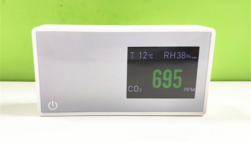 White indoor air quality detector sensor monitor gas analyzer co2 ppm meter Carbon Dioxide
White indoor air quality detector sensor monitor gas analyzer co2 ppm meter Carbon Dioxide