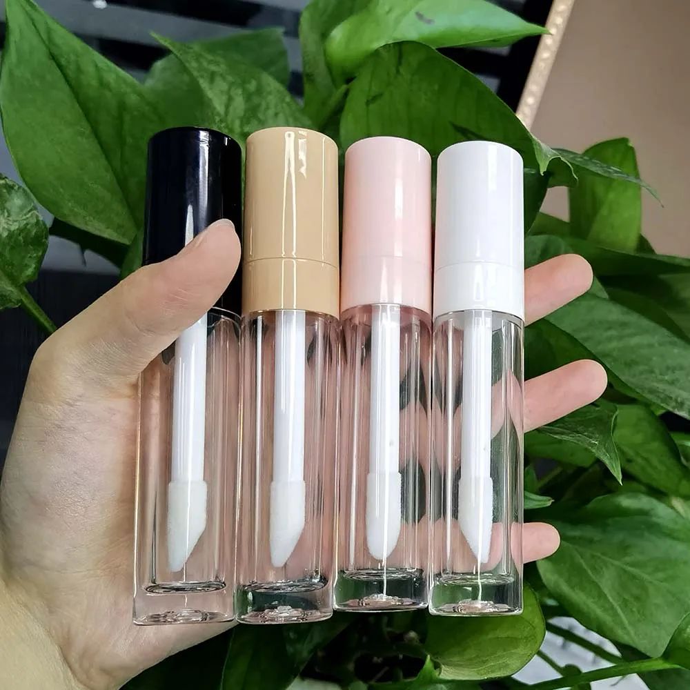 8ml New Transparent Plastic Cylindrical Lipgloss Empty Tube Cosmetic Big Wand Lip Gloss Container Packaging with White and Blac
8ml New Transparent Plastic Cylindrical Lipgloss Empty Tube Cosmetic Big Wand Lip Gloss Container Packaging with White and Blac