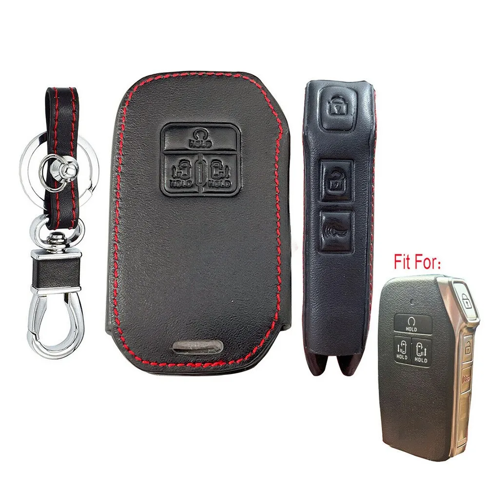 1 Pcs Key Case For KIA 2022 Carnival LX MPV 6 /EX SX 7 Button Remote Smart Key Fob Leather Case Cover Premium Soft Leather
1 Pcs Key Case For KIA 2022 Carnival LX MPV 6 /EX SX 7 Button Remote Smart Key Fob Leather Case Cover Premium Soft Leather