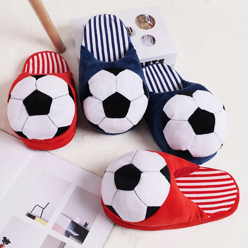 Winter Ladies Funny Slippers Home Couple Slippers Cartoon Football Slides Furry Home Slippers Warm Indoor Slides Cotton Slippers
Winter Ladies Funny Slippers Home Couple Slippers Cartoon Football Slides Furry Home Slippers Warm Indoor Slides Cotton Slippers