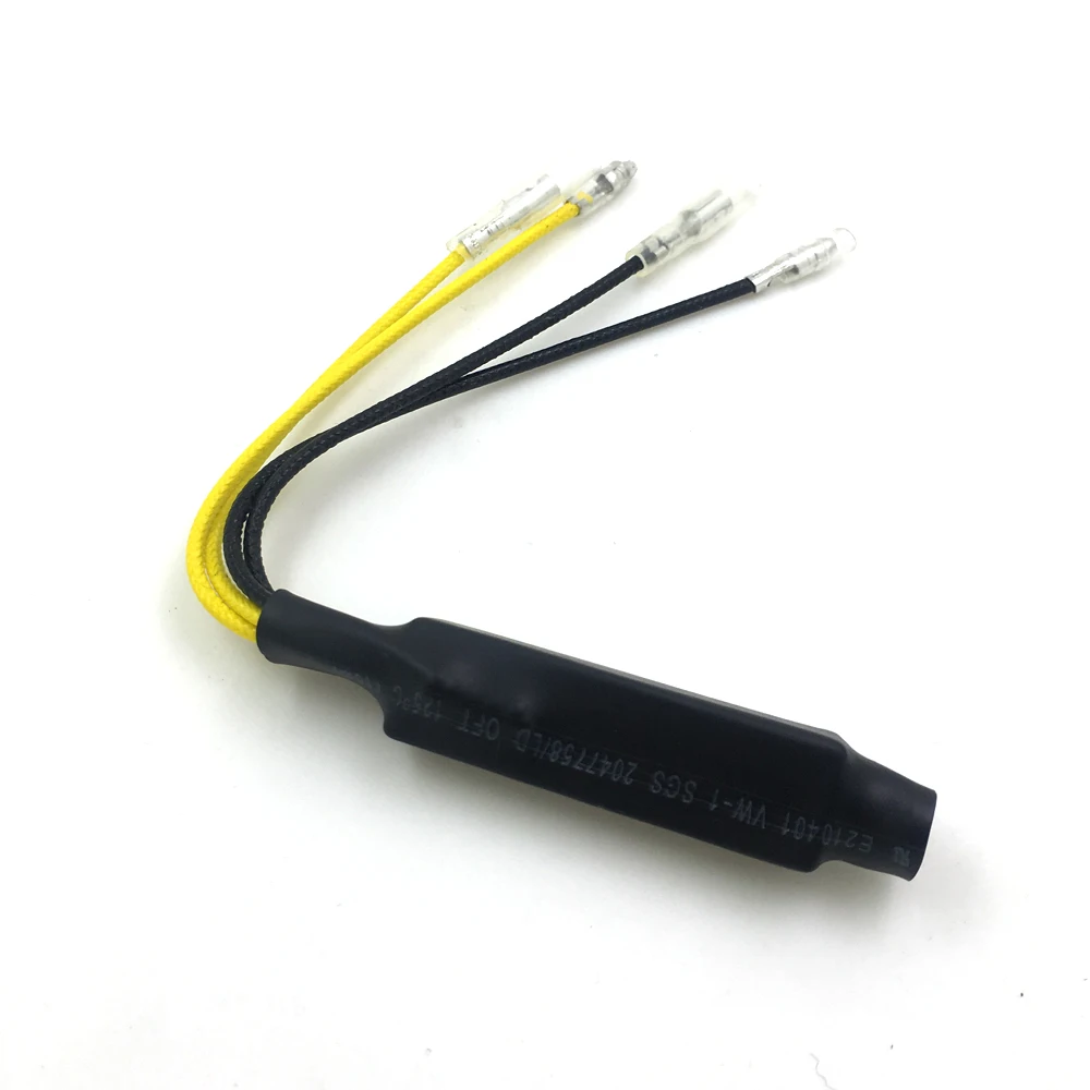 2pcs 12v Motorcycle LED Signal Turn Signal Decoder Single Resistance Decoder Heat Resistant Line Fixes Flash And No Flash
2pcs 12v Motorcycle LED Signal Turn Signal Decoder Single Resistance Decoder Heat Resistant Line Fixes Flash And No Flash