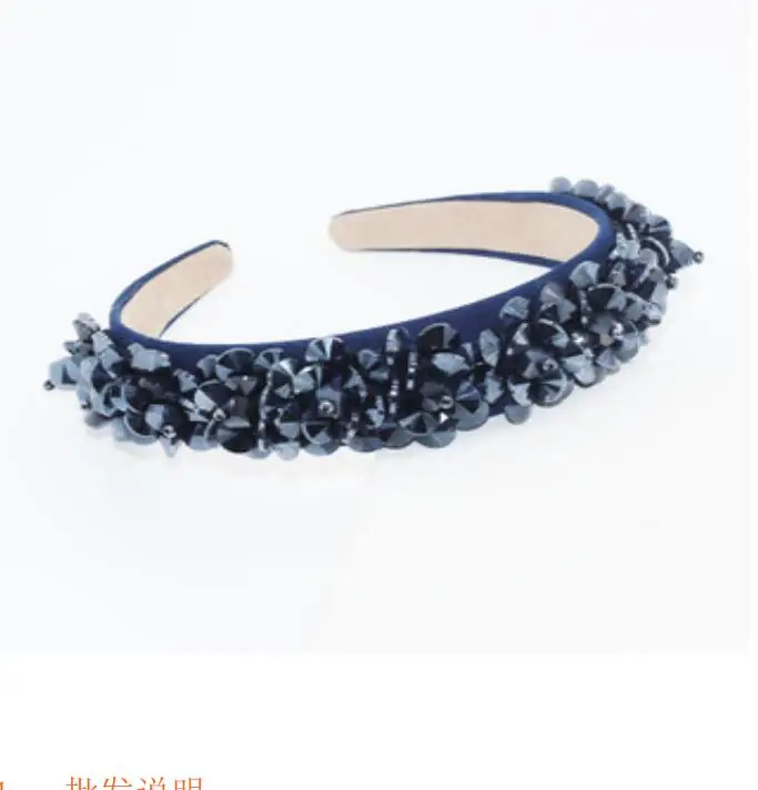 Fashionable temperament hair hoop crystal beaded flower versatile hair hoop accessories
Fashionable temperament hair hoop crystal beaded flower versatile hair hoop accessories