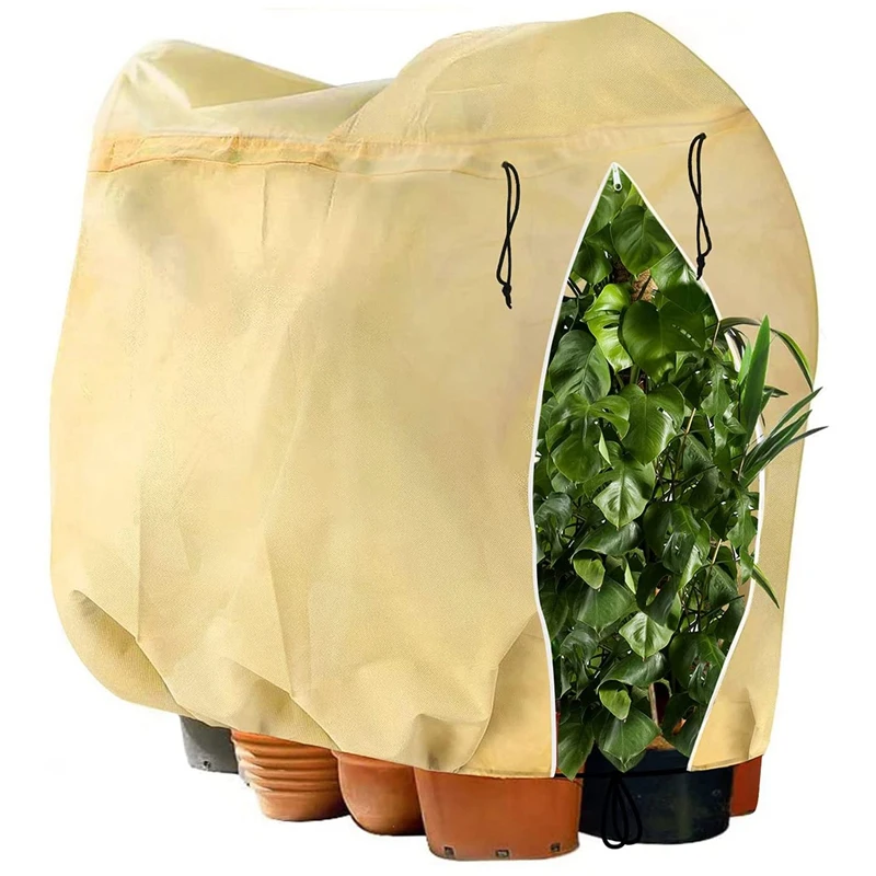 Plant Frost Protection Covers, Garden Frost Protection Covers for Plant with Zipper and Drawstring, Protection Covers
Plant Frost Protection Covers, Garden Frost Protection Covers for Plant with Zipper and Drawstring, Protection Covers