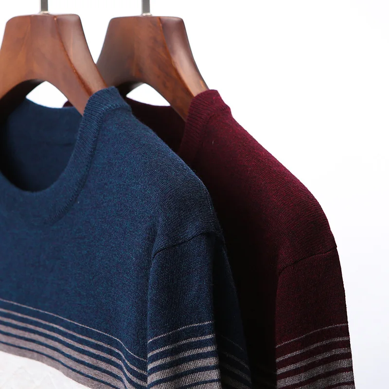 SOUL OF TIGER New Spring Korean Designer Knitwear Mens Vintage Slim O-Neck Sweaters Male Casual Striped Pullover Knitted Clothes
SOUL OF TIGER New Spring Korean Designer Knitwear Mens Vintage Slim O-Neck Sweaters Male Casual Striped Pullover Knitted Clothes