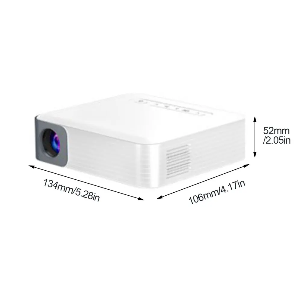 Leisure MINI Projector 1080P Support WiFi Synchronize Smart Phone Screen 200"Mini Projector Work with TV Stick PS4
Leisure MINI Projector 1080P Support WiFi Synchronize Smart Phone Screen 200"Mini Projector Work with TV Stick PS4