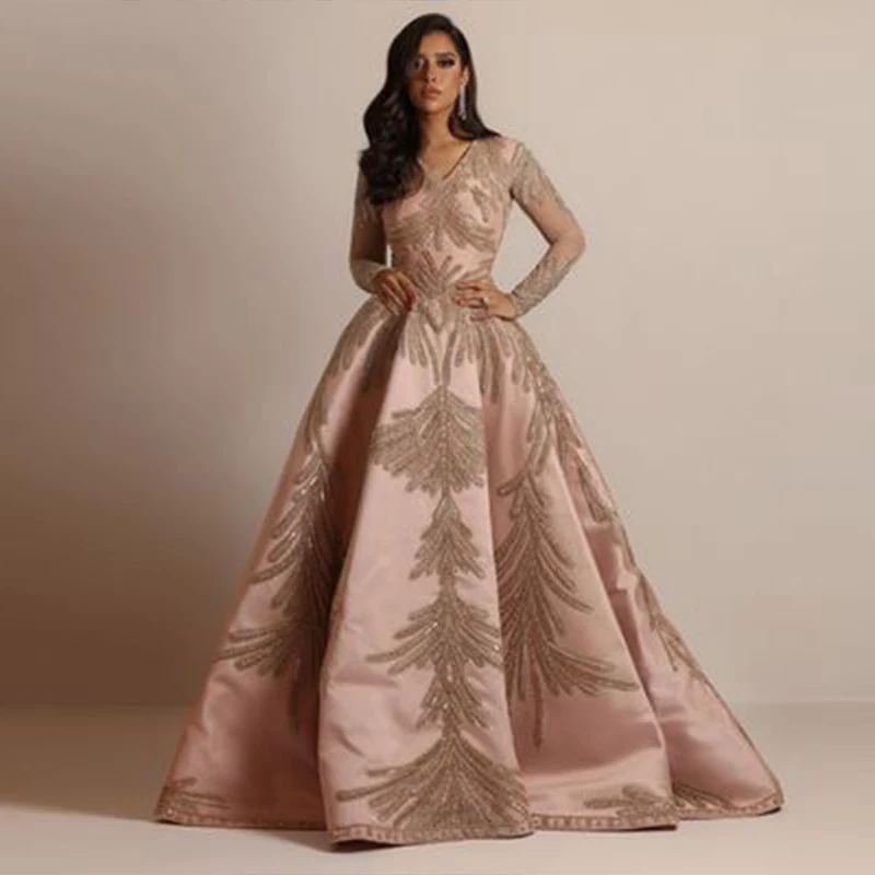 Spring 2021 New Fashion High Street Style Long Dresses Long Sleeve V-neck Dresses Appliques Floor-length Long Dress
Spring 2021 New Fashion High Street Style Long Dresses Long Sleeve V-neck Dresses Appliques Floor-length Long Dress