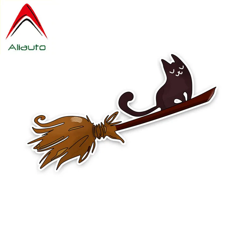 

Aliauto Fashion Car Sticker Halloween Animal Cat PVC Sunscreen Waterproof Reflective Decal Graphical for Motorcycles,18cm*6cm