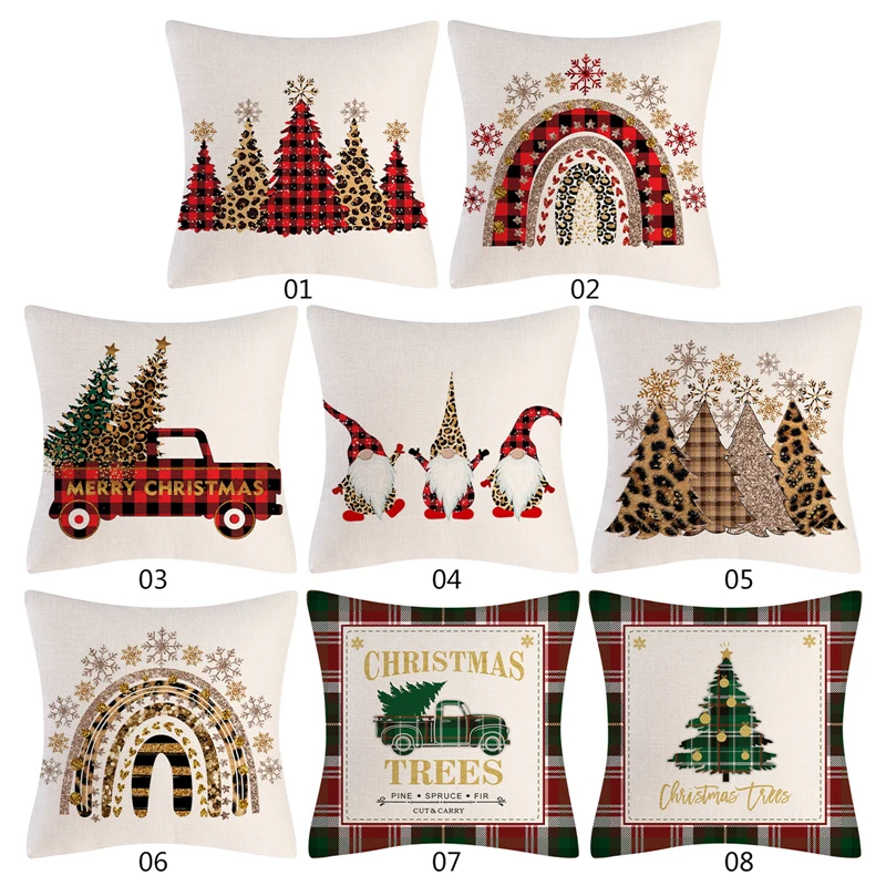 Christmas Cushion Cover 45*45 Pillowcase Sofa Cushions Pillow Cases Cotton Linen Pillow Covers Home Decor
Christmas Cushion Cover 45*45 Pillowcase Sofa Cushions Pillow Cases Cotton Linen Pillow Covers Home Decor