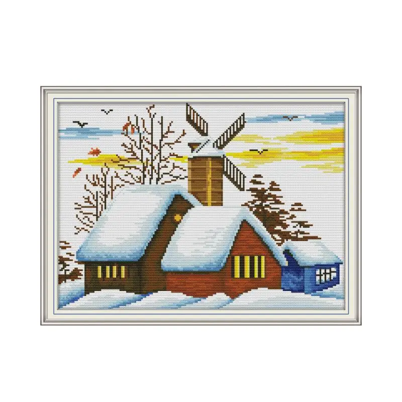 Spring - Winter Snow cross stitch kit aida 14ct 11ct count print canvas cross stitches needlework embroidery DIY handmade
Spring - Winter Snow cross stitch kit aida 14ct 11ct count print canvas cross stitches needlework embroidery DIY handmade