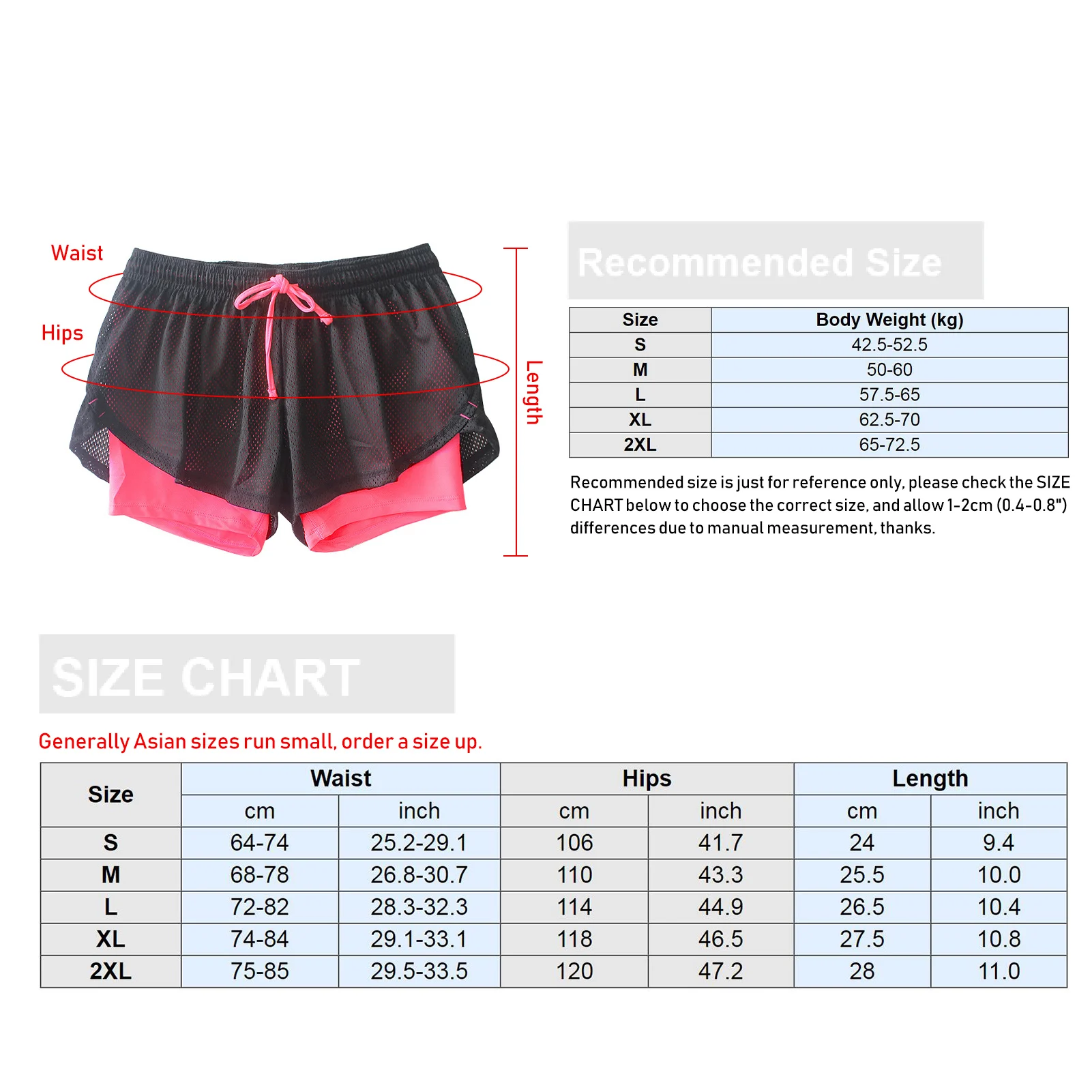 Women 2-in-1 Fitness Shorts Breathable Quick-Drying Elastic High Waist Drawstring Running Jogging Gym Shorts
Women 2-in-1 Fitness Shorts Breathable Quick-Drying Elastic High Waist Drawstring Running Jogging Gym Shorts