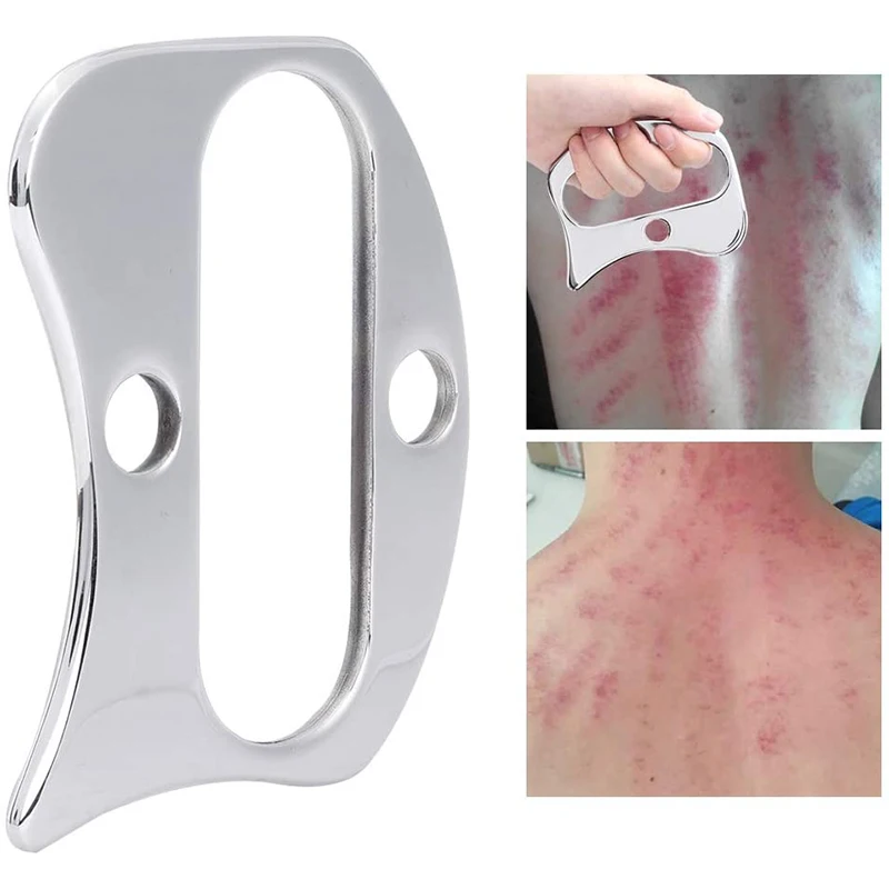 Guasha Massage Tool Stainless Steel Scraping Board Body Scrapper Plate Body Pain Relief Physical Therapy For Back Leg Arm Heath
Guasha Massage Tool Stainless Steel Scraping Board Body Scrapper Plate Body Pain Relief Physical Therapy For Back Leg Arm Heath