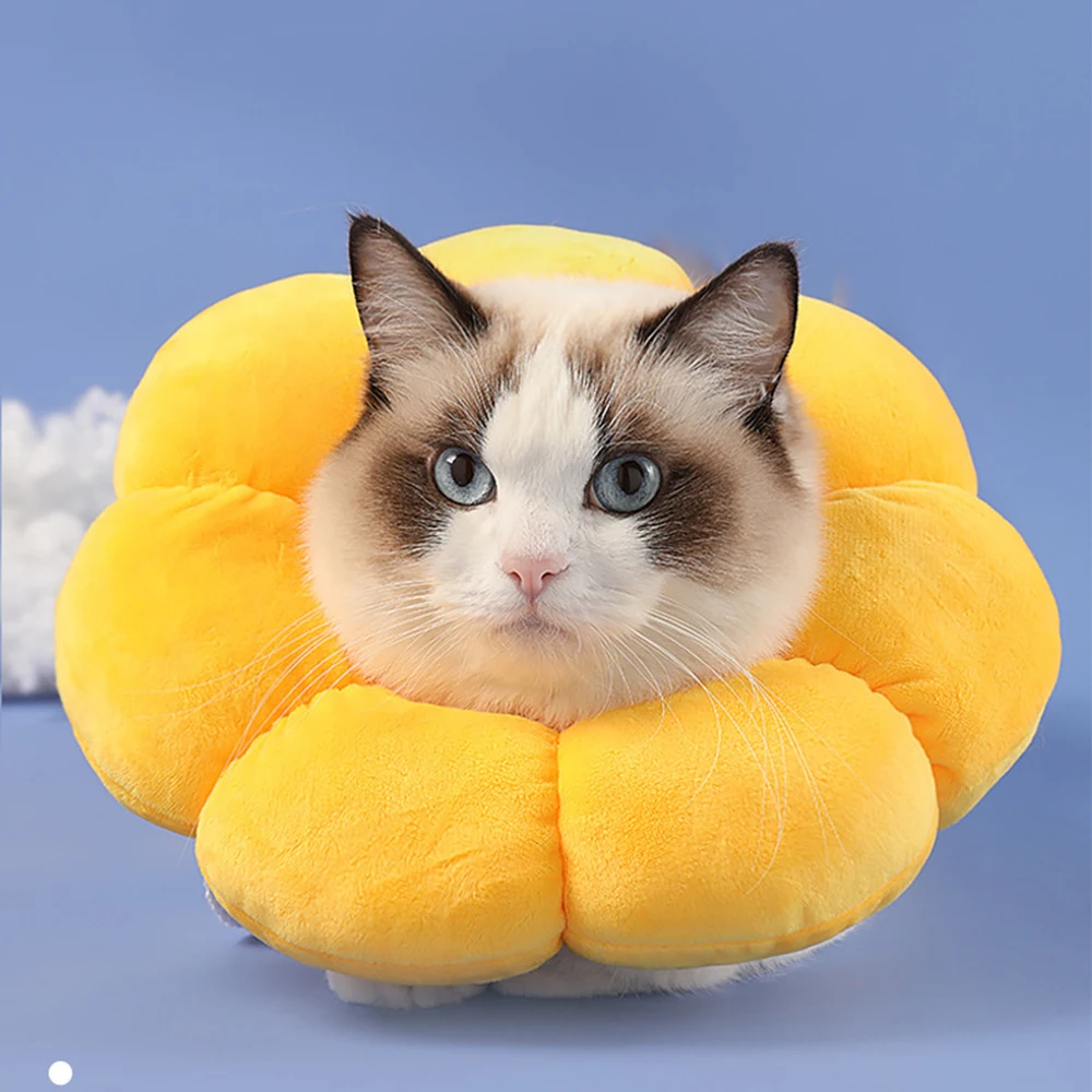 New Pet Elizabeth Circle Adjustable Collar Dog Cat Wound Healing Medical Anti Bite Sun Flower Collar Headgear Pet Collar Ring
New Pet Elizabeth Circle Adjustable Collar Dog Cat Wound Healing Medical Anti Bite Sun Flower Collar Headgear Pet Collar Ring