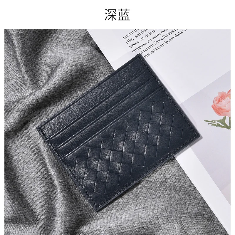 100% Leather Credit Card Men's Ultra-Thin Brand Business Card Multiple Card Slots Anti-Degaussing Simple fashion Women Card bag
100% Leather Credit Card Men's Ultra-Thin Brand Business Card Multiple Card Slots Anti-Degaussing Simple fashion Women Card bag