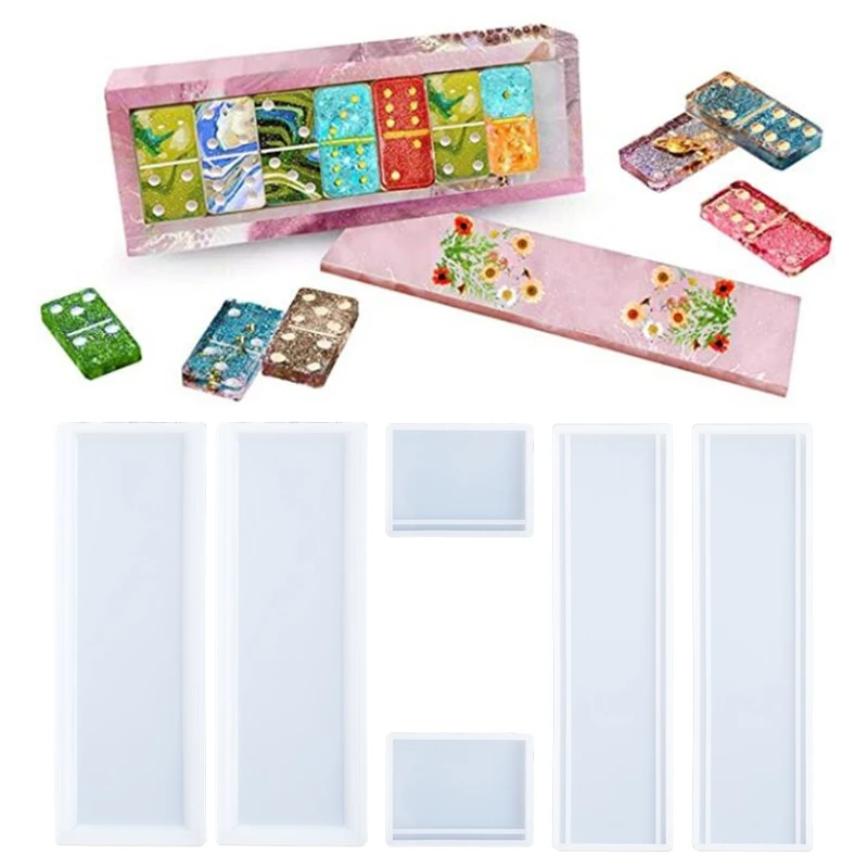 Dominoes Epoxy Resin Mold Dominoes Storage Box Jewelry Case Holder Casting Silicone Mould DIY Crafts Jewelry Domino Tiles Mold
Dominoes Epoxy Resin Mold Dominoes Storage Box Jewelry Case Holder Casting Silicone Mould DIY Crafts Jewelry Domino Tiles Mold