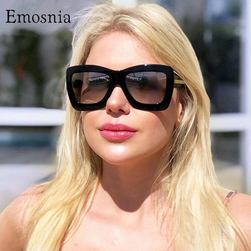 2021 Cat Eye Square Sunglasses Women Men Big Frame Oversized Fashion Sun Glasses Brand Design Ladies Male UV400 High Quality
2021 Cat Eye Square Sunglasses Women Men Big Frame Oversized Fashion Sun Glasses Brand Design Ladies Male UV400 High Quality