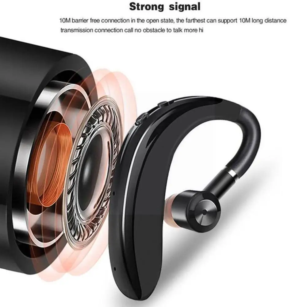 Wireless Bluetooth Headset S109 High Endurance Running Ear Single In-ear Hanging Type Ear Waterproof Business Type U9R5
Wireless Bluetooth Headset S109 High Endurance Running Ear Single In-ear Hanging Type Ear Waterproof Business Type U9R5