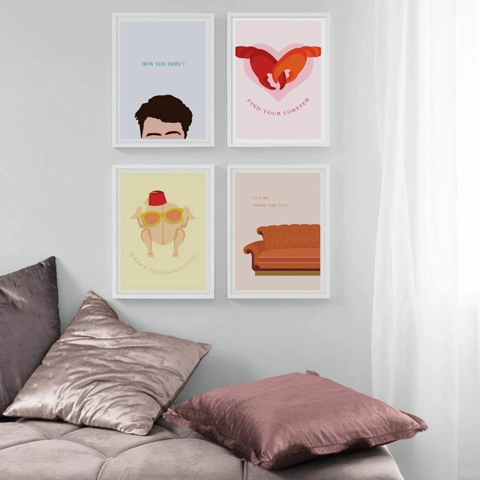 Prints Modular Wall Art Nordic Home Decor HD Friend TV Show Door Smelly Cat Canvas Painting Minimalism Poster Study Hang Picture
Prints Modular Wall Art Nordic Home Decor HD Friend TV Show Door Smelly Cat Canvas Painting Minimalism Poster Study Hang Picture