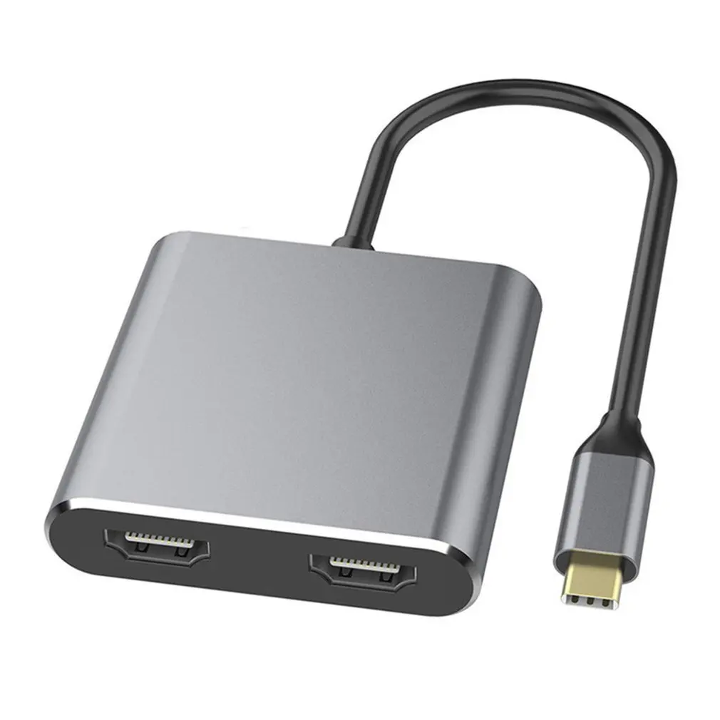 HDMI Type C Adapter 4K C To Dual HDMI USB 3.0 Cable Charge Port Converter For MacBook For Samsung Dex Galaxy
HDMI Type C Adapter 4K C To Dual HDMI USB 3.0 Cable Charge Port Converter For MacBook For Samsung Dex Galaxy