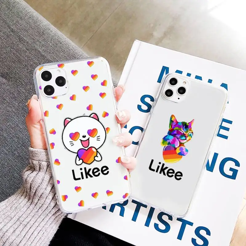 likee Phone Case Transparent Clear for iPhone 11 12 mini pro XS MAX 7 8 6 6S Plus X 5S SE 2020 XR
likee Phone Case Transparent Clear for iPhone 11 12 mini pro XS MAX 7 8 6 6S Plus X 5S SE 2020 XR