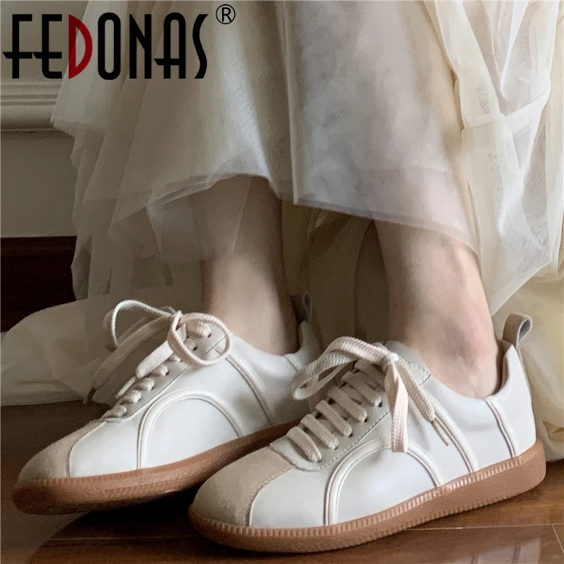 FEDONAS Flats Women Sneakers Comfortable Casual 2022 Autumn New Arrival Genuine Leather Lace-Up Round Toe Shoes Woman Fashion
FEDONAS Flats Women Sneakers Comfortable Casual 2022 Autumn New Arrival Genuine Leather Lace-Up Round Toe Shoes Woman Fashion