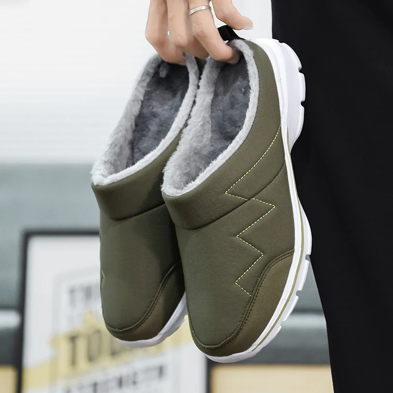 Big Size Men Slippers Winter Warm Plush Home Indoor Couple Slippers Soft Comfort Fur Shoes Waterproof Garden Clogs Mules Slides
Big Size Men Slippers Winter Warm Plush Home Indoor Couple Slippers Soft Comfort Fur Shoes Waterproof Garden Clogs Mules Slides
