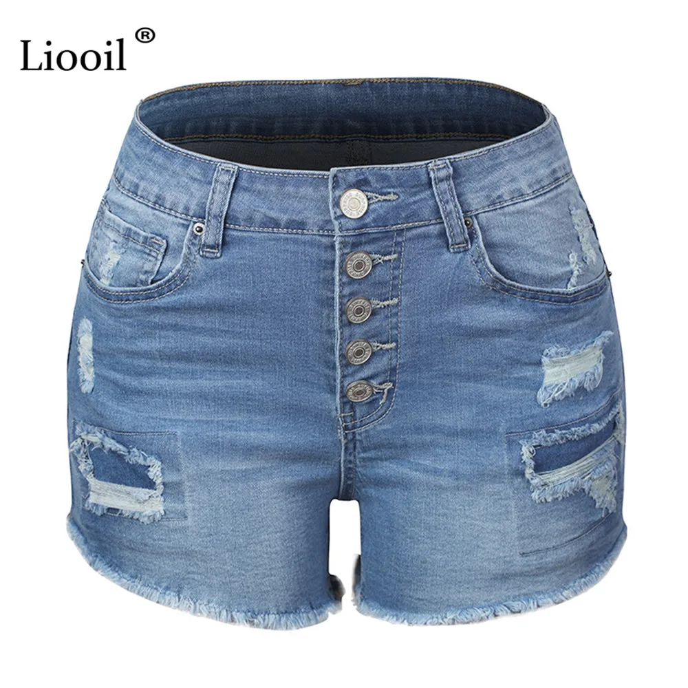 Patchwork Ripped Button Up Stretch Jeans Shorts Women Mid Waist Streetwear Cotton Pockets Wash Distressed Sexy Hole Denim Shorts
Patchwork Ripped Button Up Stretch Jeans Shorts Women Mid Waist Streetwear Cotton Pockets Wash Distressed Sexy Hole Denim Shorts