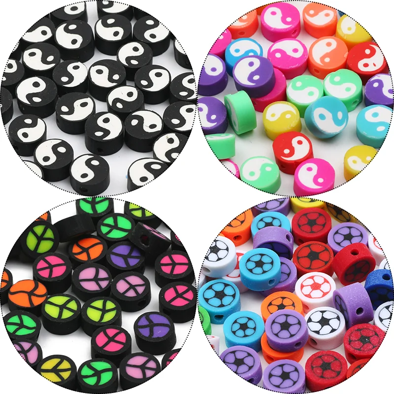 Mixed Color Polymer Clay Beads Round Flat Loose Beads For DIY Jewelry Making Accessories Handmade Necklace Bracelet Charm Crafts
Mixed Color Polymer Clay Beads Round Flat Loose Beads For DIY Jewelry Making Accessories Handmade Necklace Bracelet Charm Crafts