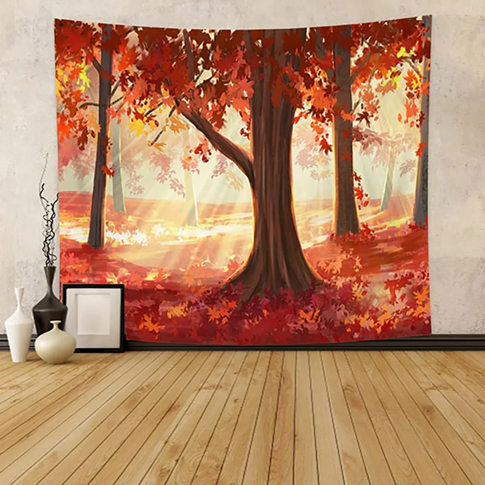 Red Maple Forest Tapestry Hippie Boho Wall Hanging Tapestries Mandala Fabric Mat Living Room Decor
Red Maple Forest Tapestry Hippie Boho Wall Hanging Tapestries Mandala Fabric Mat Living Room Decor